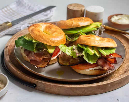 Barbecued BLAT Bagels