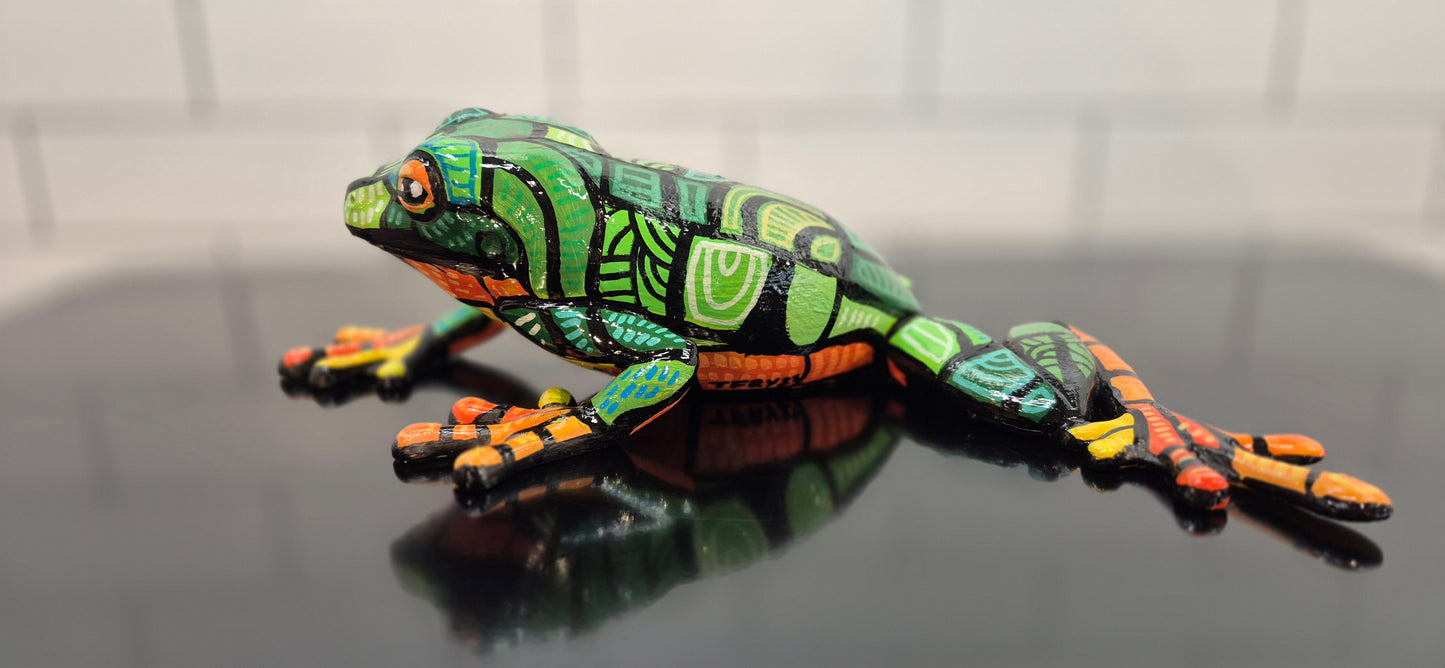 Frog Laying Small - Artwork