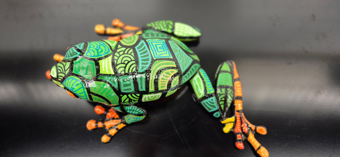 Frog Laying Large - Artwork