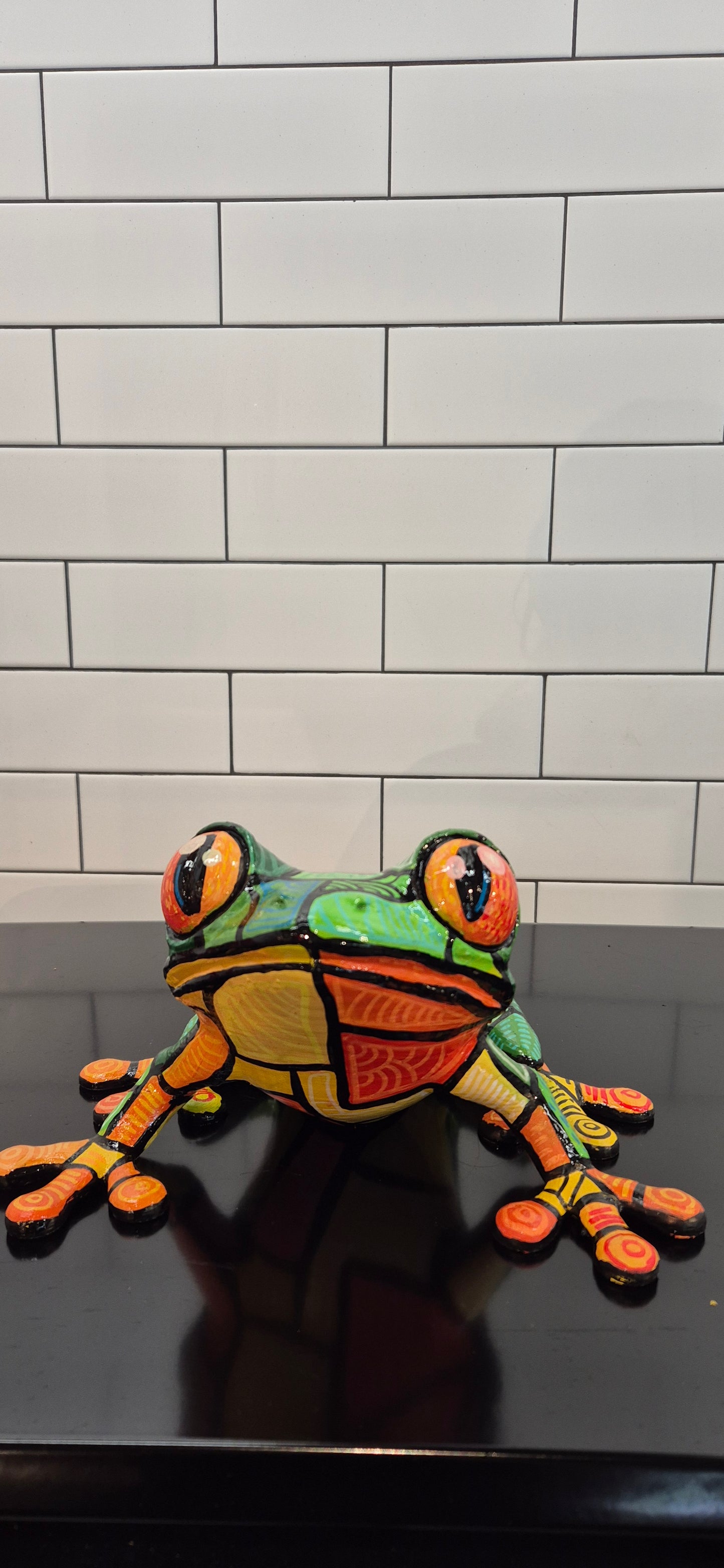 Frog Small Sitting - Artwork