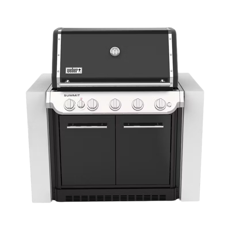 Summit SB38 Built-In Gas Barbecue Black (LPG) NEW!