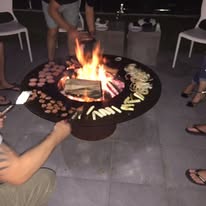 Teppanyaki BBQ 113cm ON SALE, SAVE $449 includes Timber all weather cover