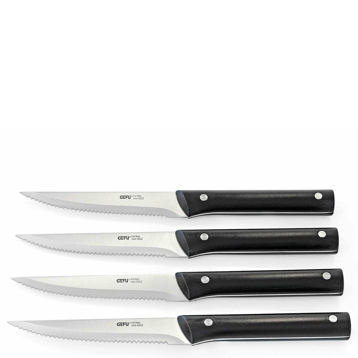 GEFU BBQ Steak Knives 4 pieces 12.5m