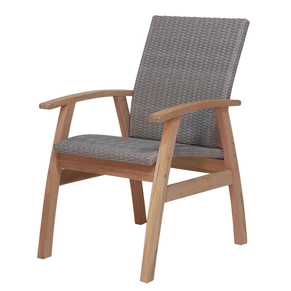 Flinders Wicker Chair - Grey