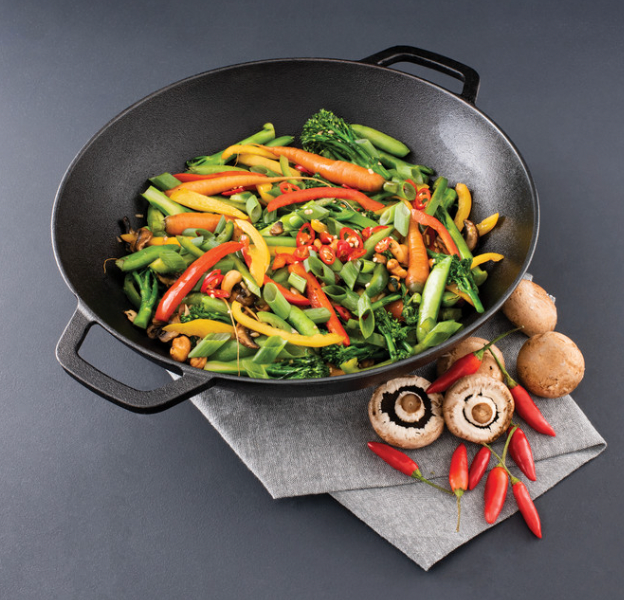 Pyrolux Pyrocast Wok 37cm