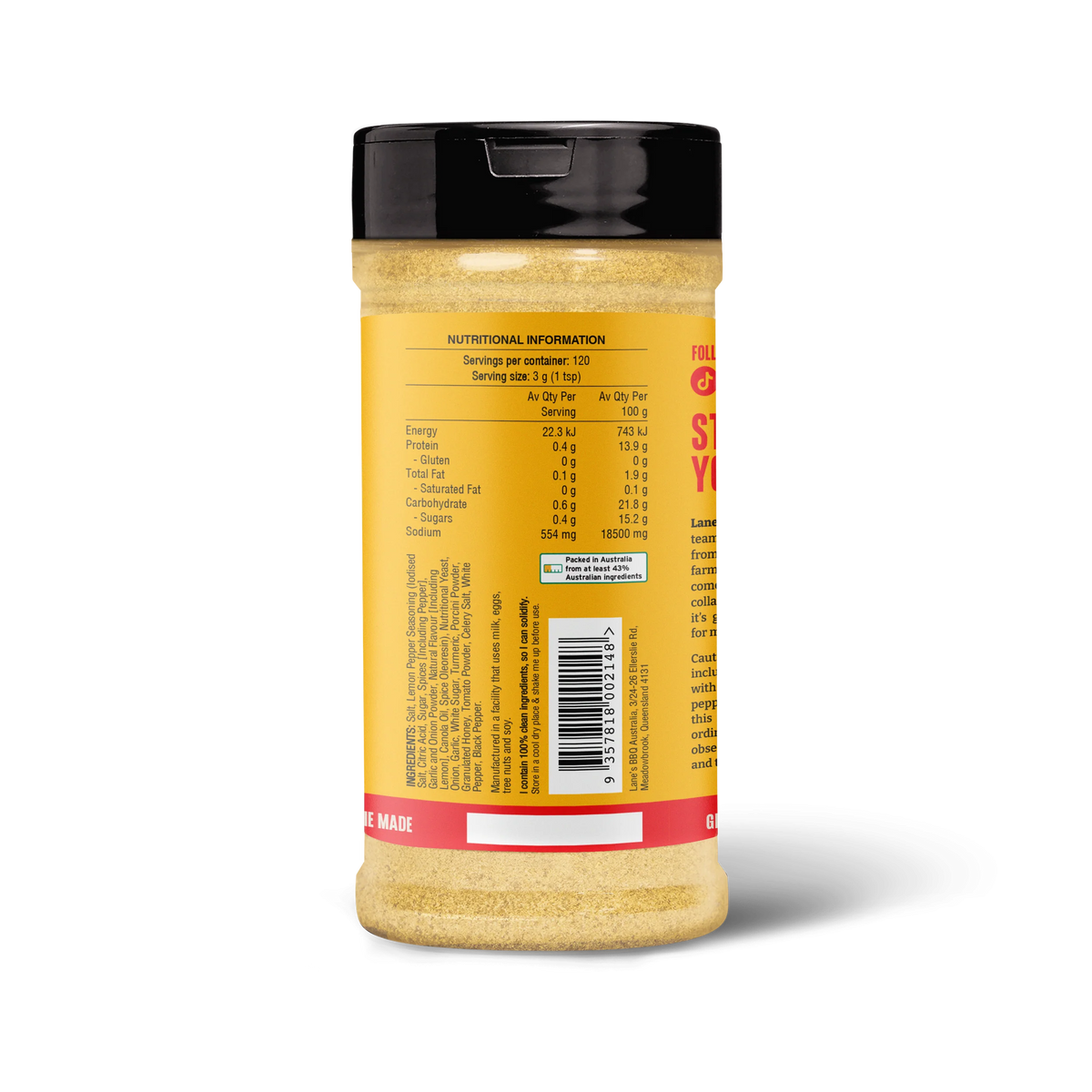 Lane's x Alpha Blokes The Chook Salt Pitmaster 360g - Limited Time