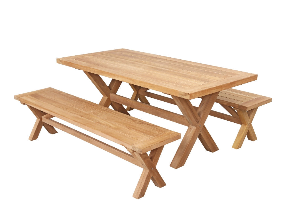 Alexander Cross Leg Bench 180cm