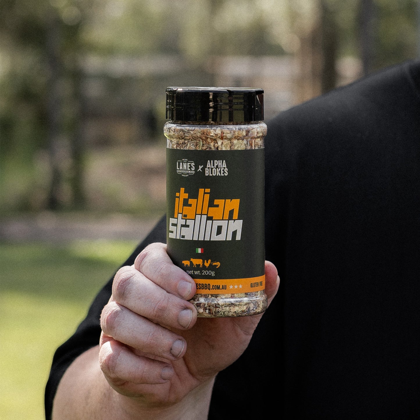 Lanes x Alpha Blokes Italian Stallion Pitmaster Rub 200g LIMITED RELEASE