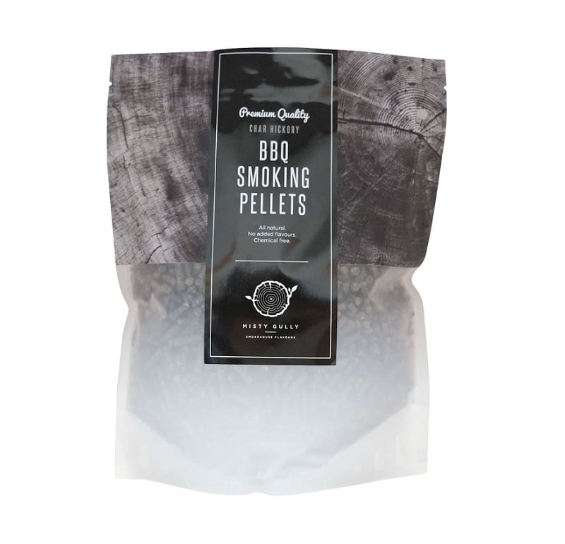 Misty Gully Char Hickory Wood Pellets 2kg