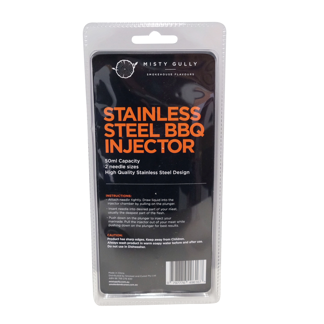 Misty Gully Deluxe Injector – 50 ml – Stainless Steel