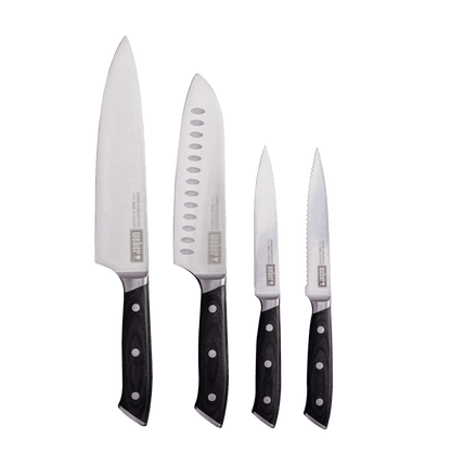 Weber Everyday Set 4pc - Chef Santoku Utility Serrated Utility