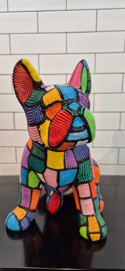 French Bulldog Textured Artwork