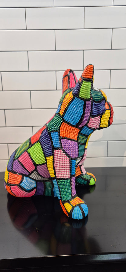 French Bulldog Textured Artwork