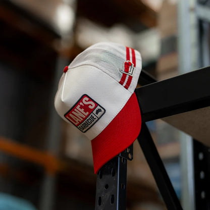 Lanes Trucker Hats - Red/White, Black, Green/White