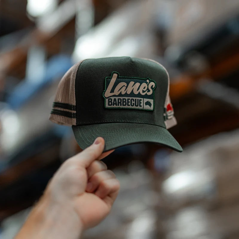 Lanes Trucker Hats - Red/White, Black, Green/White