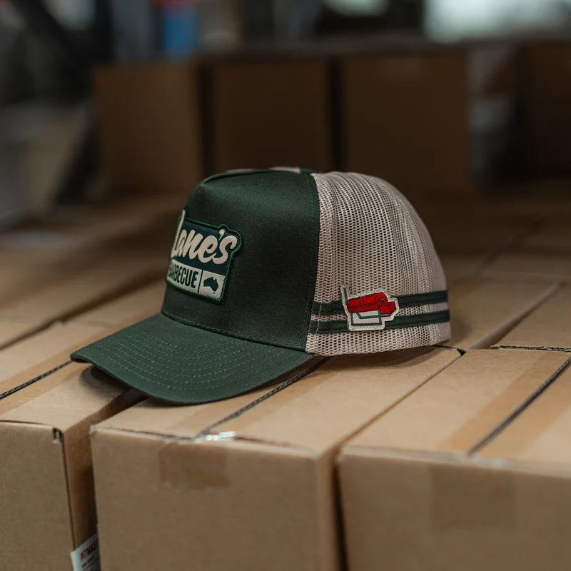 Lanes Trucker Hats - Red/White, Black, Green/White