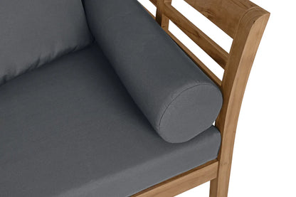 East India Teak Daybed with cushions  - Dove