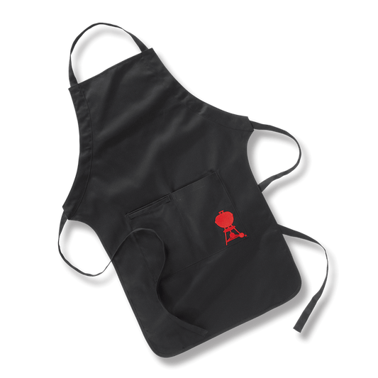 Black Apron With Red Kettle Motif 2017