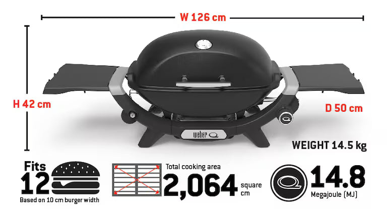 Q Premium Q2200N Flame Red LPG