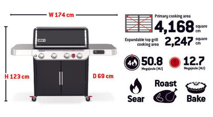 Genesis EX-425S Smart Gas Barbecue LPG ***ON SALE 15% OFF***