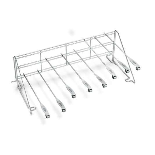 Elevations Grill Rack And Skewer Set