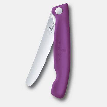 Victorinox Swiss Classic Picnic Folding  Knife 11cm Red/Blue /Black/Purple/Orange