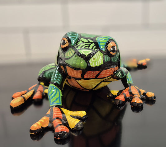 Frog Laying Small -  Artwork