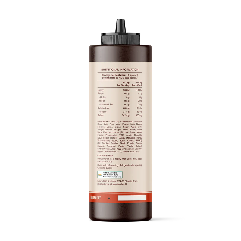 Lanes Kinda Smokey Sauce  - 285 & 685 ml Squeezy Bottles
