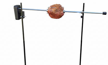 Outdoor Magic Rotisserie Poles & Battery Motor Spit Kit