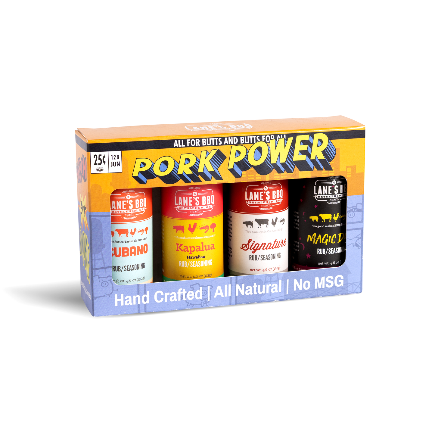 Lane's Pork Power  - 4 Rub Gift Set