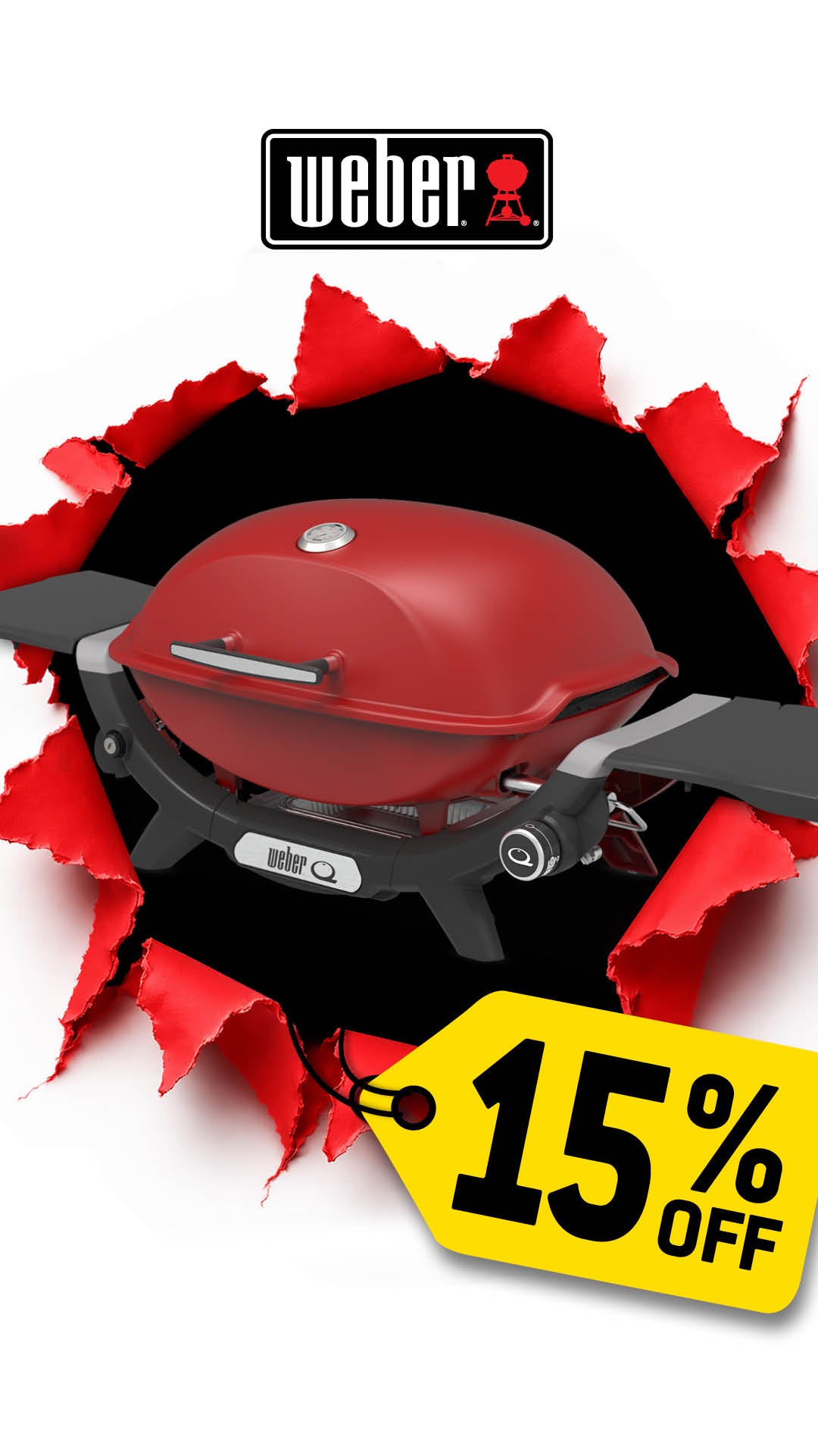 Q Premium Q2200N Flame Red LPG