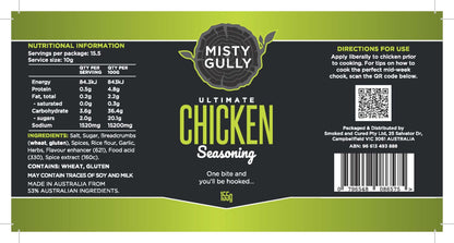 Misty Gully Ultimate Chicken Seasoning (175g)
