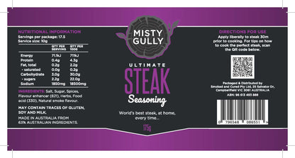 Misty Gully Ultimate Steak Seasoning (175g)
