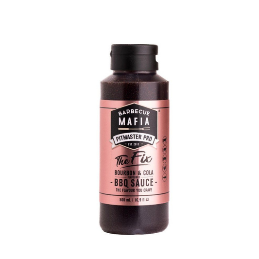 BBQ Mafia - The Fix, Bourban & Cola BBQ Sauce 500ml