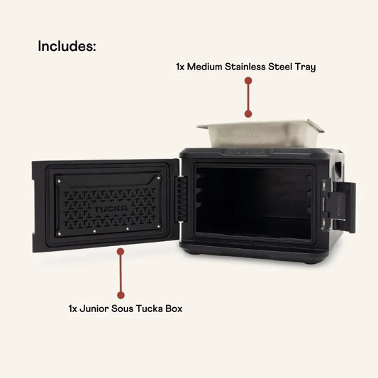 Tucka Box - Junior Sous, Black or Light Grey