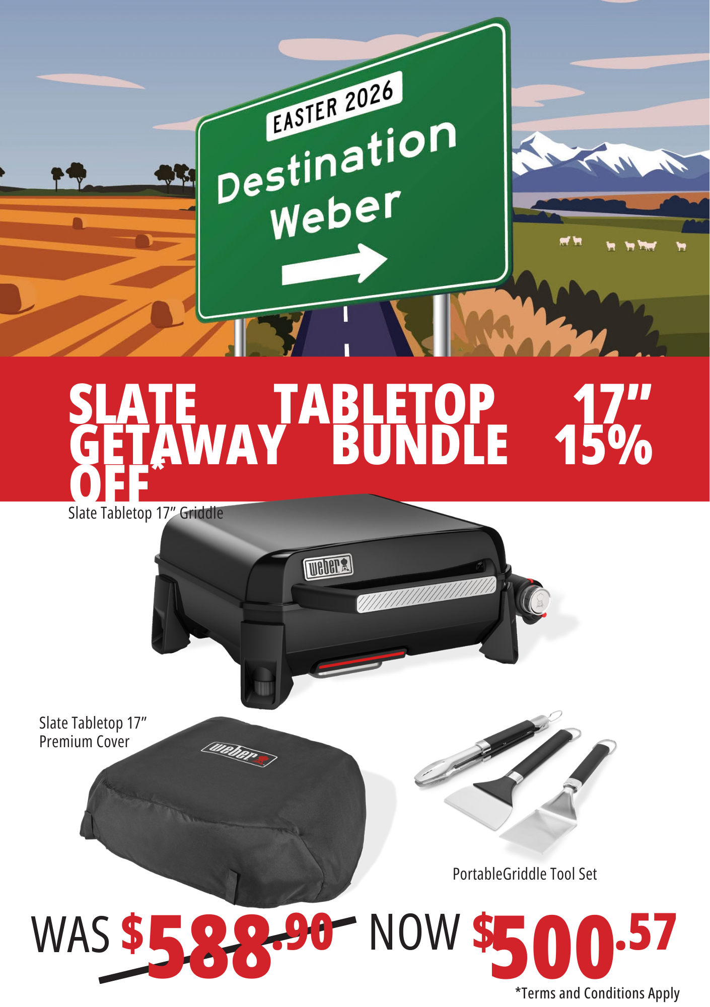 Slate 17" Getaway Bundle