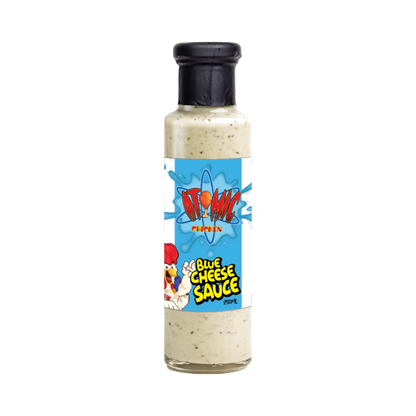 ATOMIC CHICKEN: Blue Cheese sauce