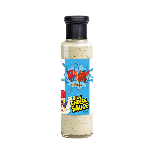 ATOMIC CHICKEN: Blue Cheese sauce
