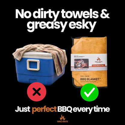 Grill Mate BBQ Blanket, Original Tan and Black