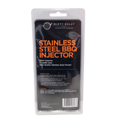 Misty Gully Deluxe Injector – 50 ml – Stainless Steel