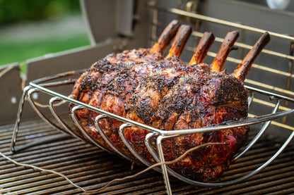 Premium Grilling Rack - Rib and Roast Holder
