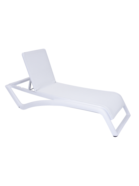 Sky Sunlounger White/White